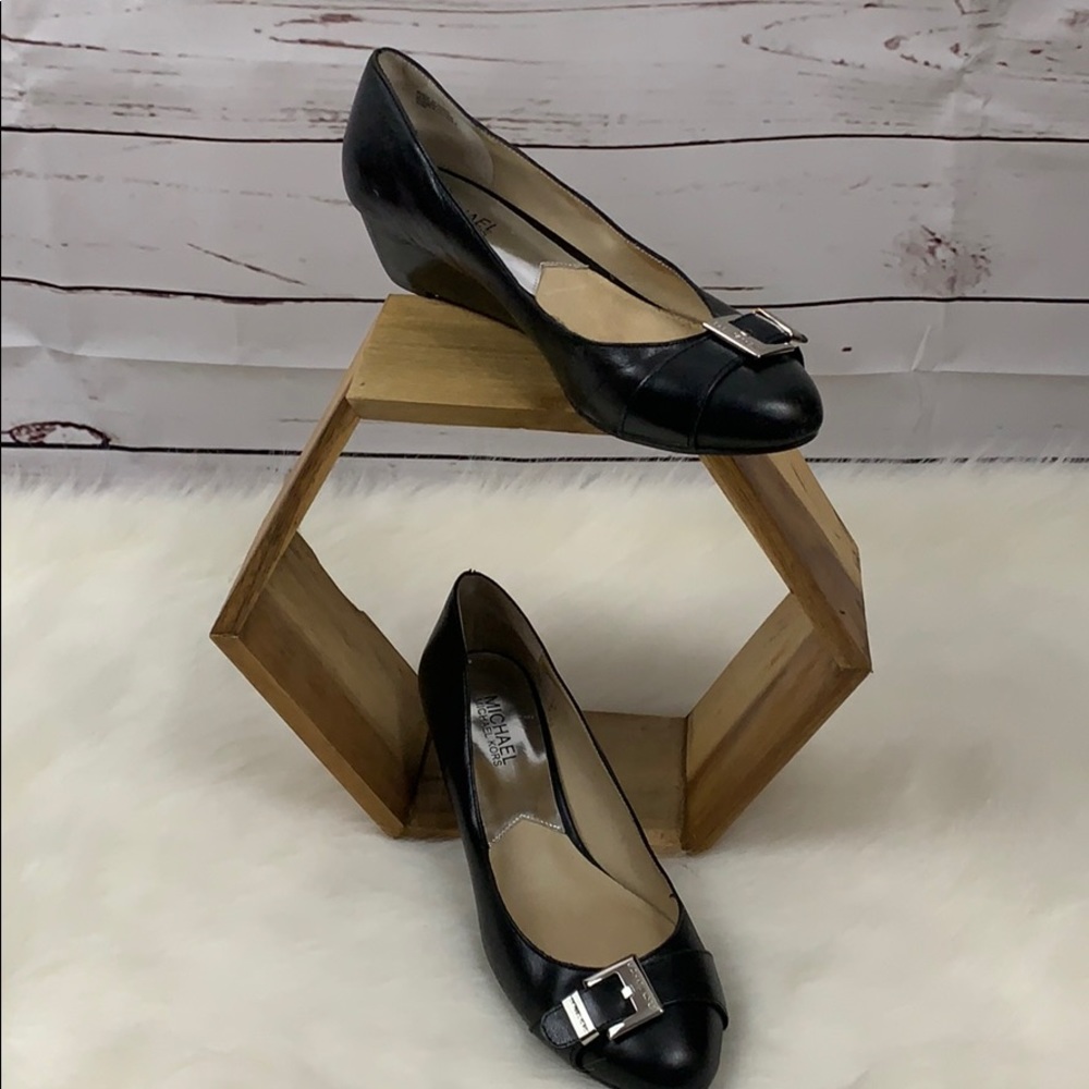 Michael Kors Black Wedges